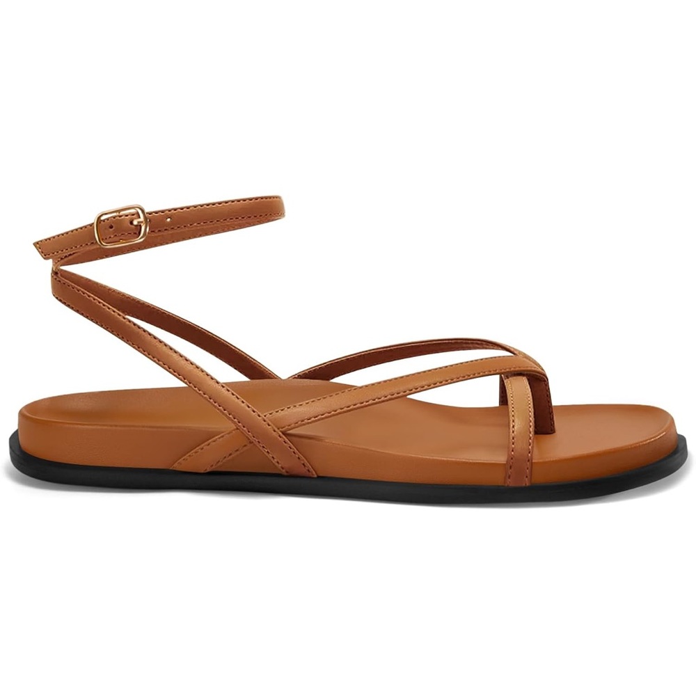 Tan wrap sandal❤️